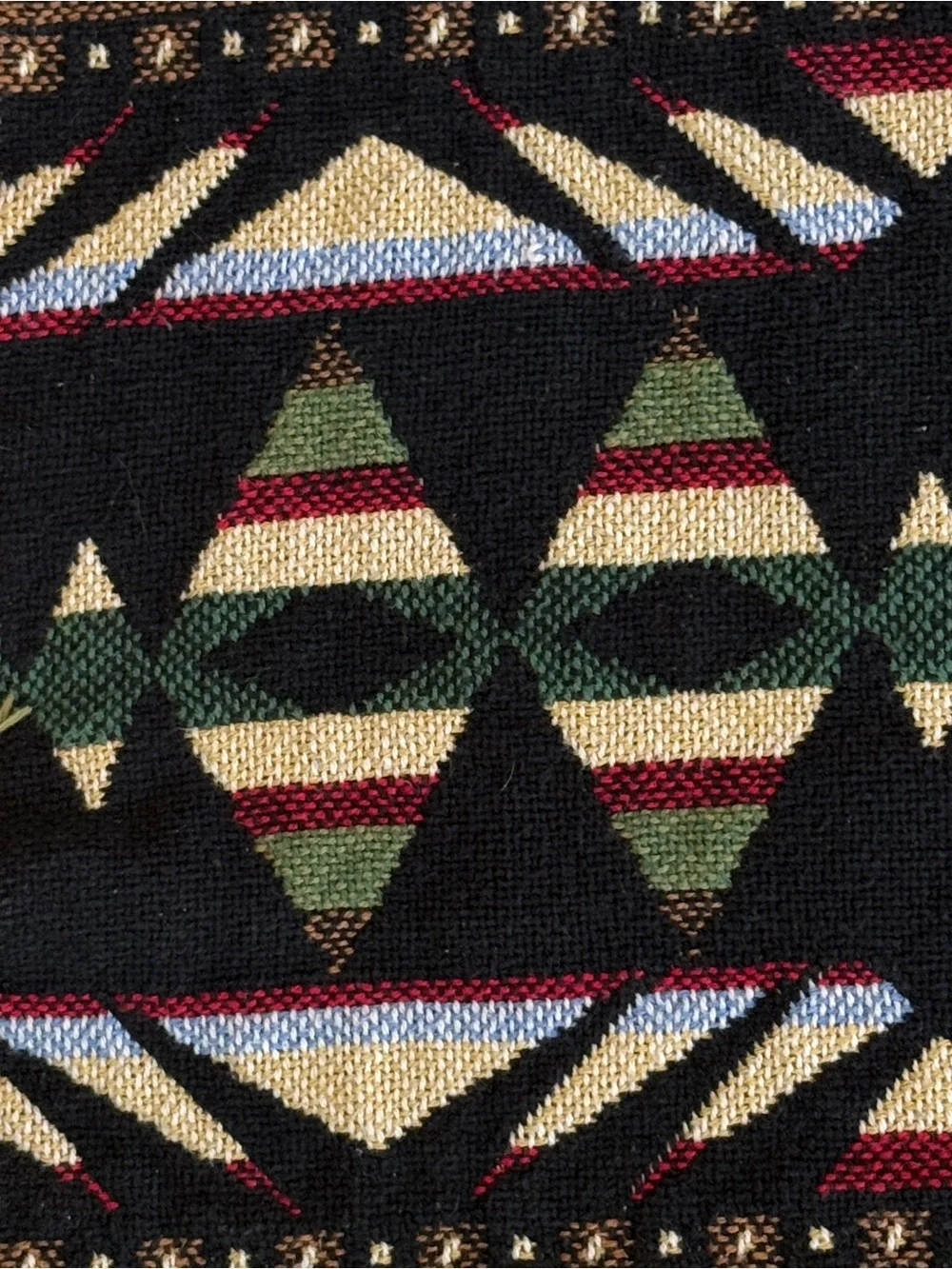 Vintage Woven Tapestry Throw Blanket 2 Gray Wolves Wolf Wall Hanging 46x70